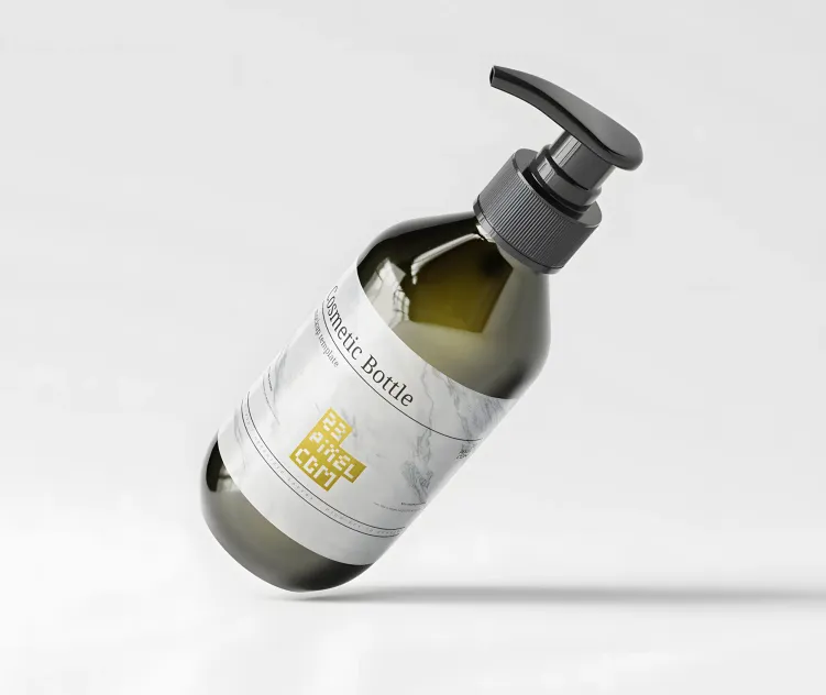 Dark Green Pump Bottle 05