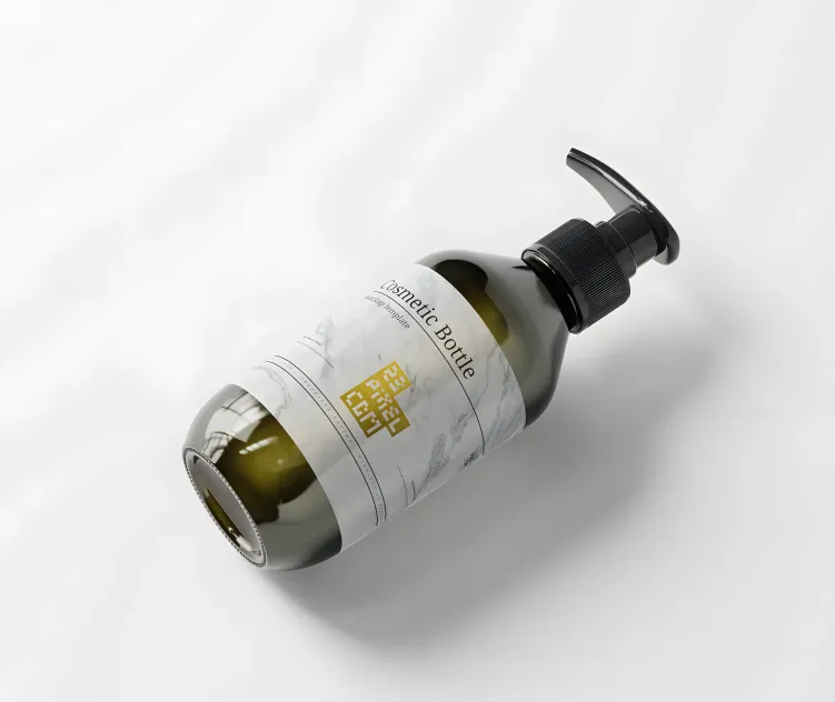 Dark Green Pump Bottle 06