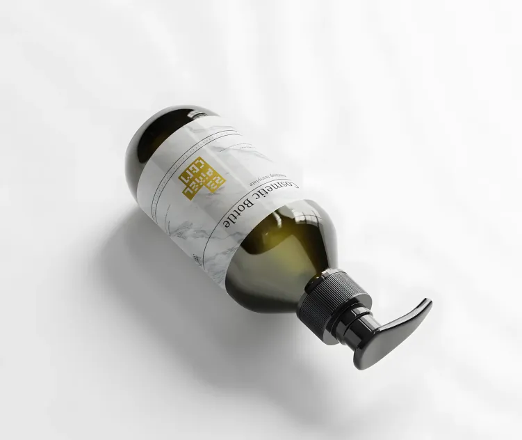 Dark Green Pump Bottle 07