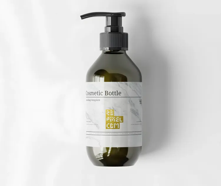 Dark Green Pump Bottle 08