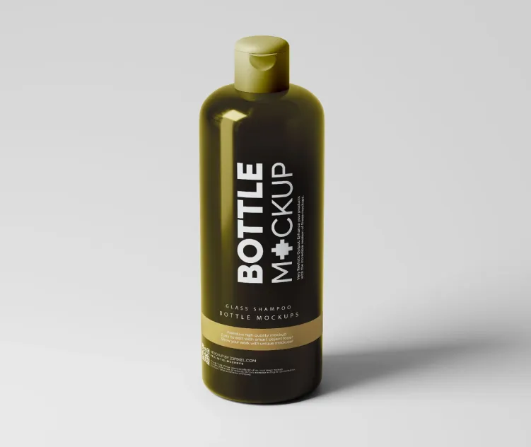 Glass Shampoo or Body Wash Bottle 04