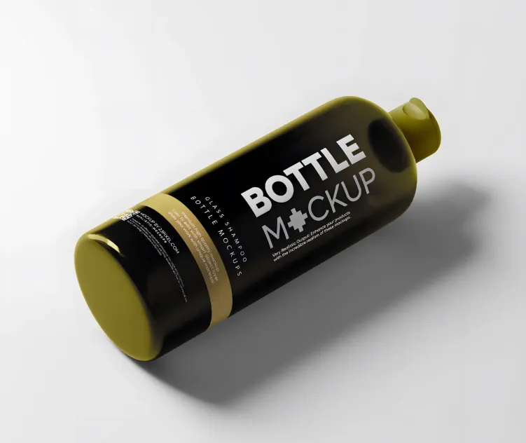 Glass Shampoo or Body Wash Bottle 07