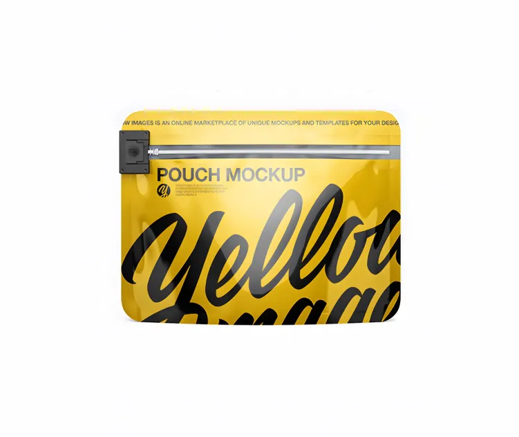 Glossy Child Resistant Zipseal Pouch