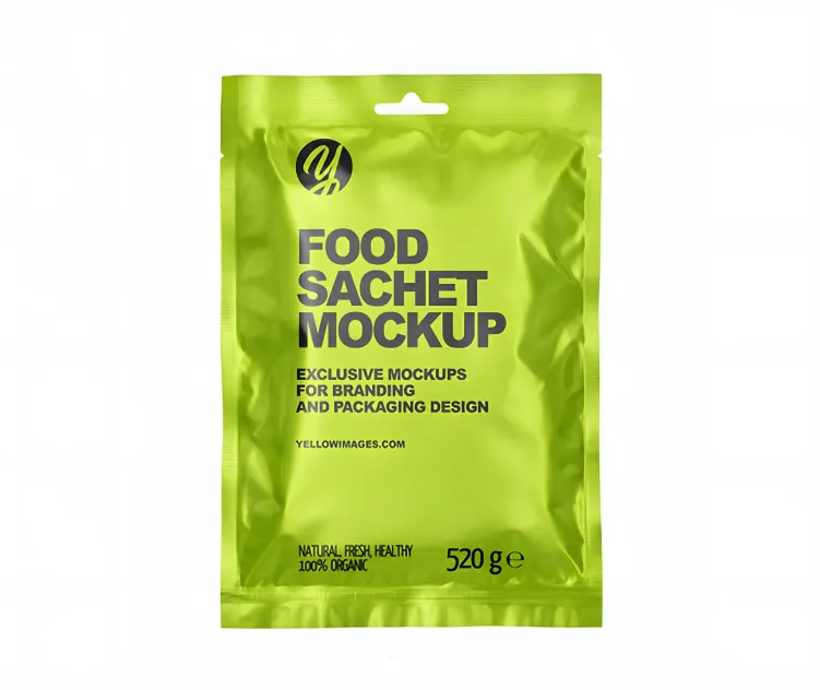 High Quality of a Matte Metallic Sachet