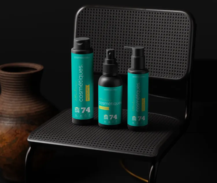 Minimal Design Cosmetic Bottle