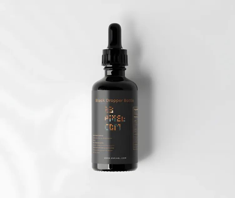 Black Dropper Bottle 08