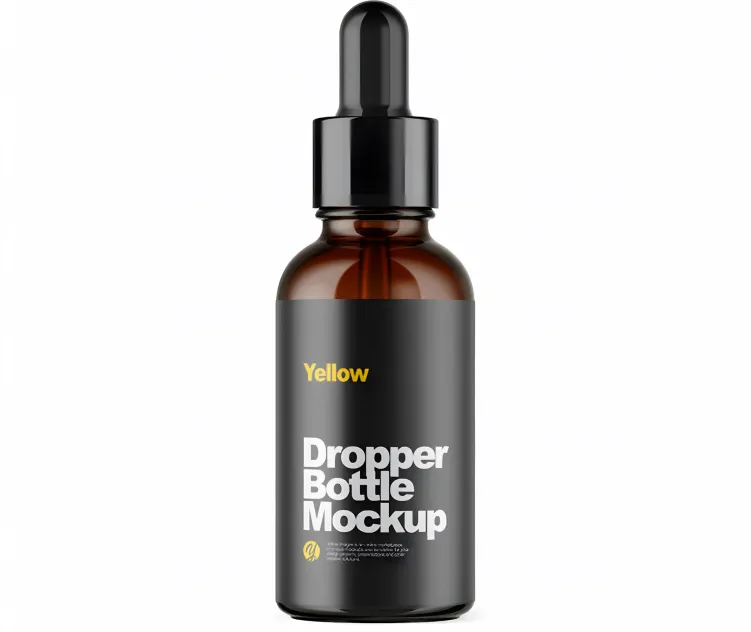 The Amber Dropper Bottle