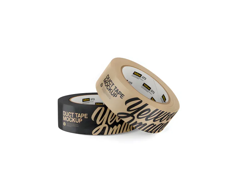 Two Kraft Duct Tape Rolls