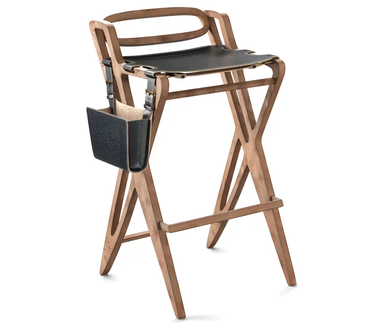 Triangle bar stool