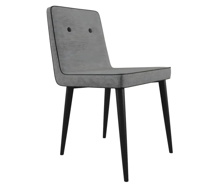 Grey herby dining chair