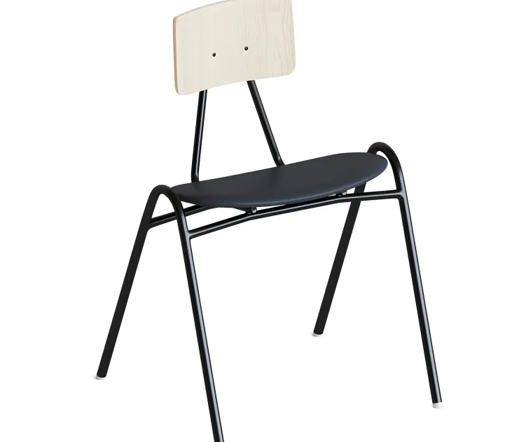 Leather wood chair tuoli isku