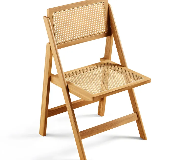 Zara home the rattan wood folding chair