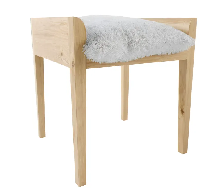 Ethnicraft teak cuba stool