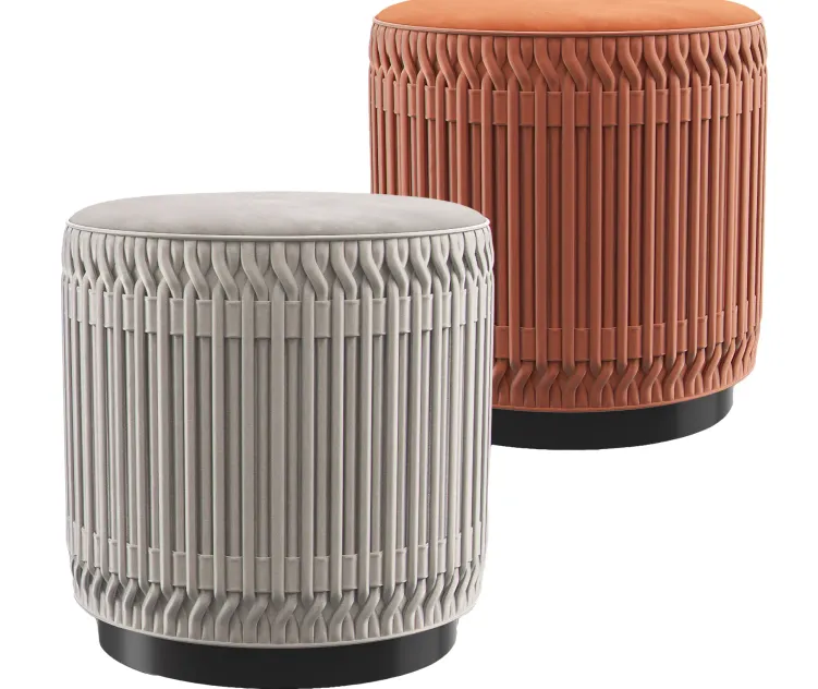 Flame ottoman