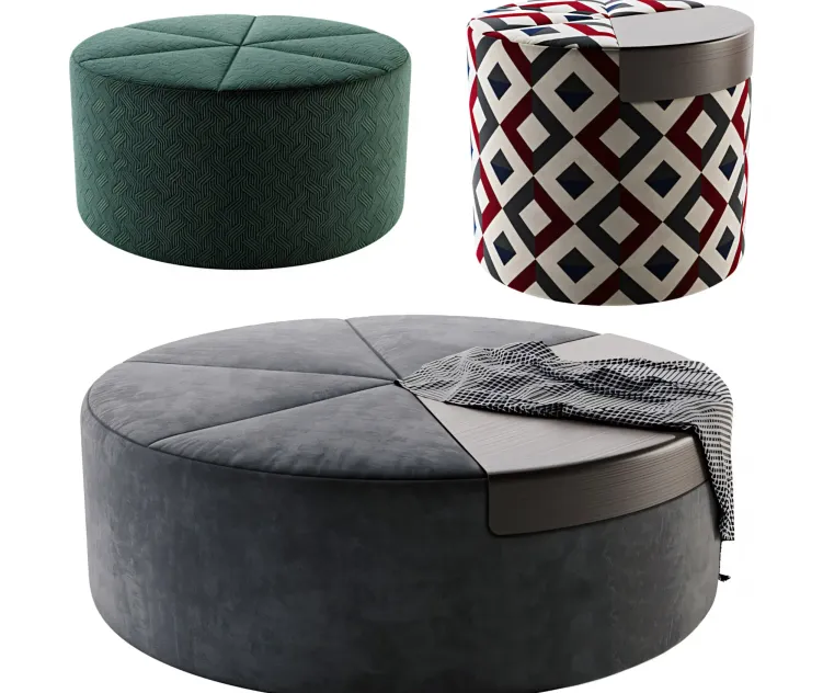Flou Moon Pouf