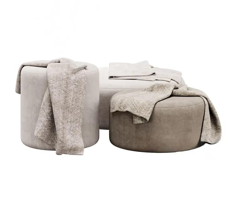 Folk pouf collection by noo ma