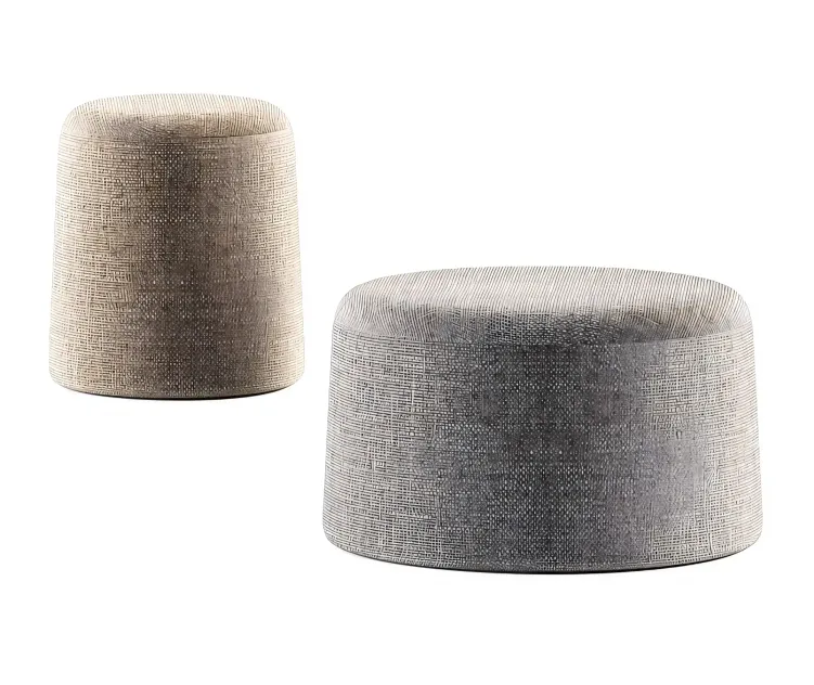 Fungo upholstered pouf by grado design