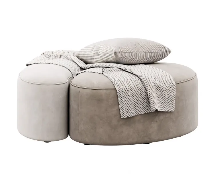 Goa poufs by etro home interiors
