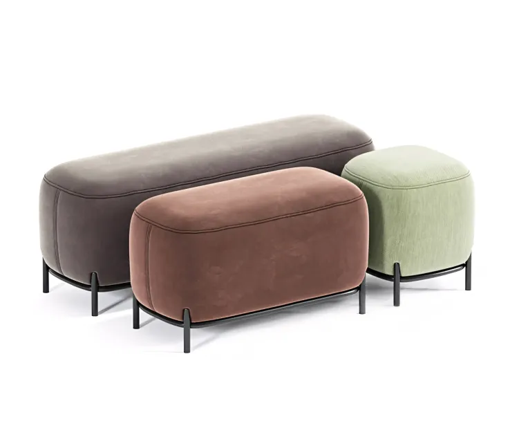 Hemlock ottoman
