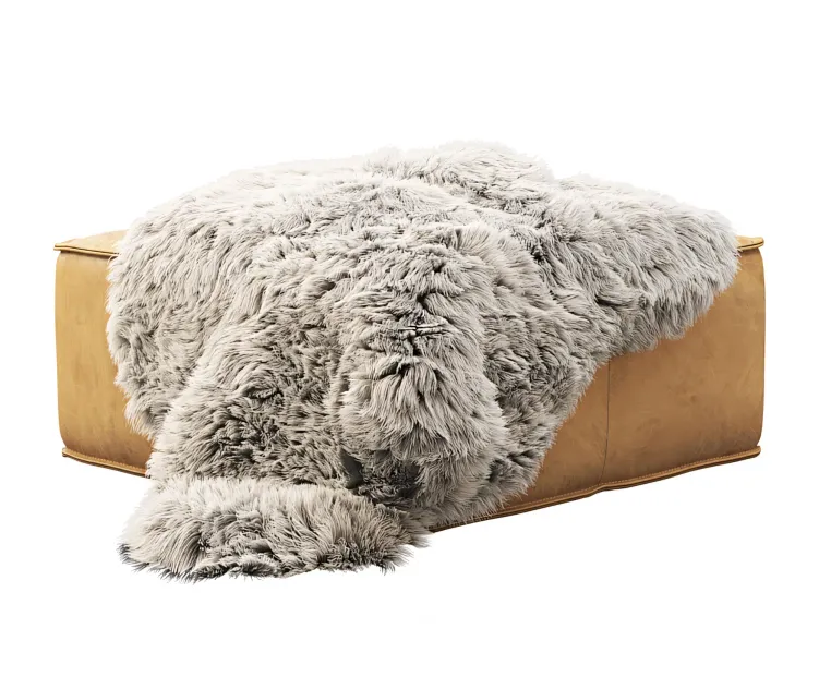 Joybird lyle leather ottoman