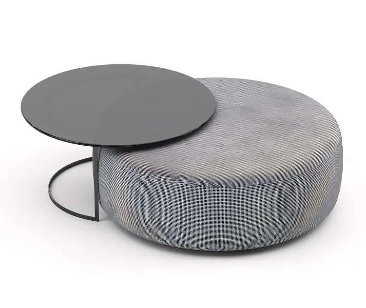 Minotti davis pouf table