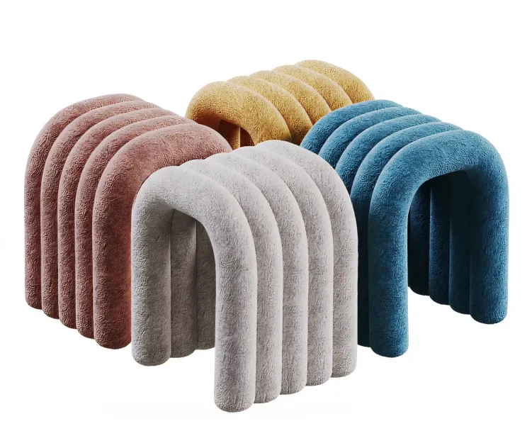Pouf bundles by corner design