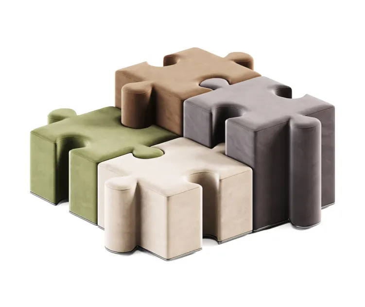 Puzzles pouf by buzzipuzzle pouf