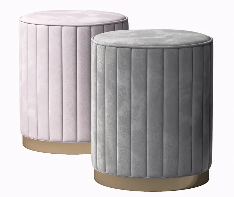 Round pouf