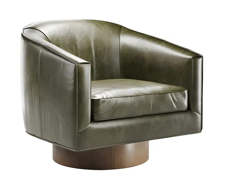 Armchair bianca return swivel