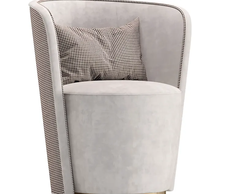 Armchair manro cazarina interiors velvet leather