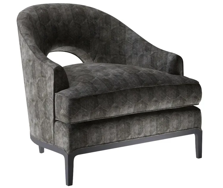 Baker carnelian lounge chair c