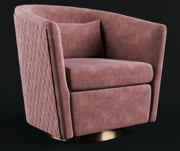 Clara swivel barrel chair