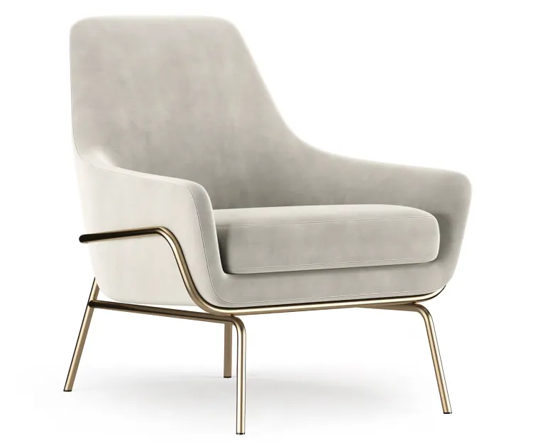 Coco velvet lounge chair