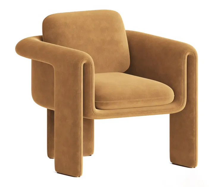 Floria velvet armchair
