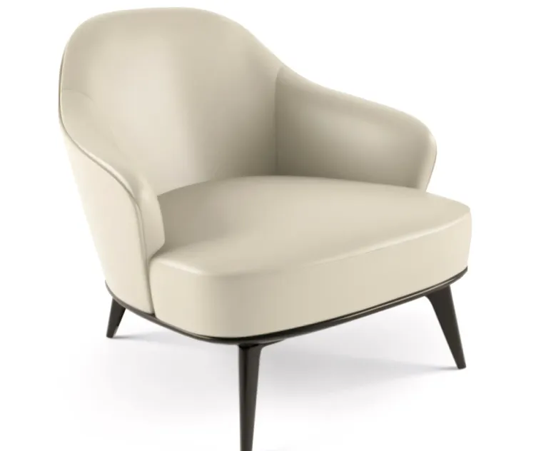 Minotti leslie armchair without armrests