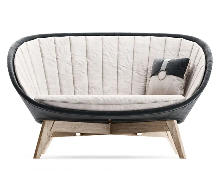 Peacock sofa cane line