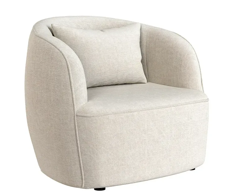 Poltrona boucle elodie armchair