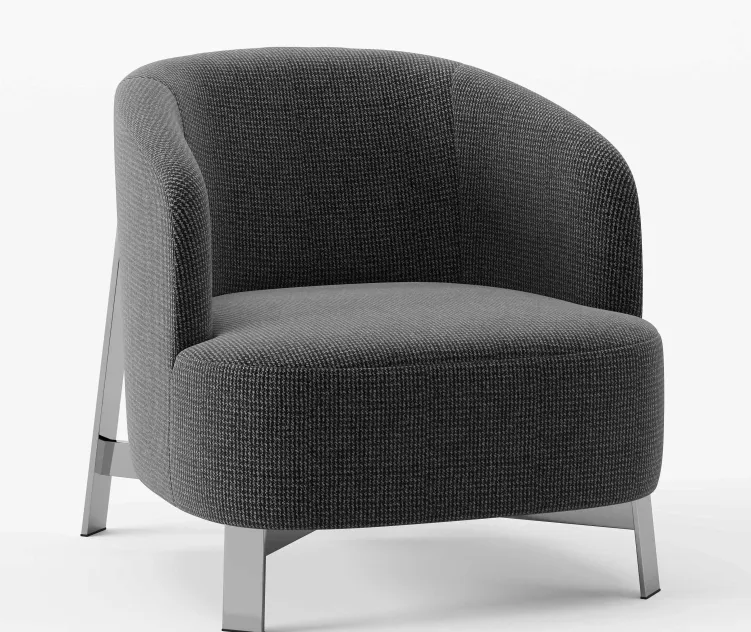 Porada copine steel armchair