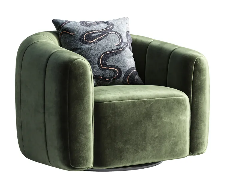 Swivel armchair cb fitz