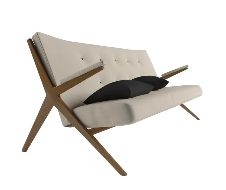 Wooden modern sofa