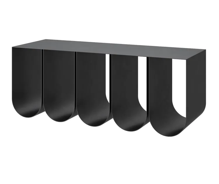 Curved bench by kristina dam studio