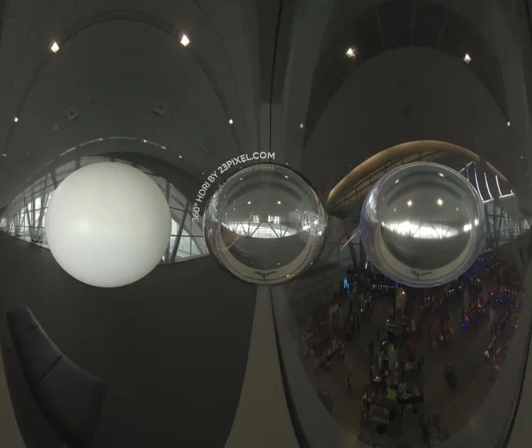 Pinball expo from above