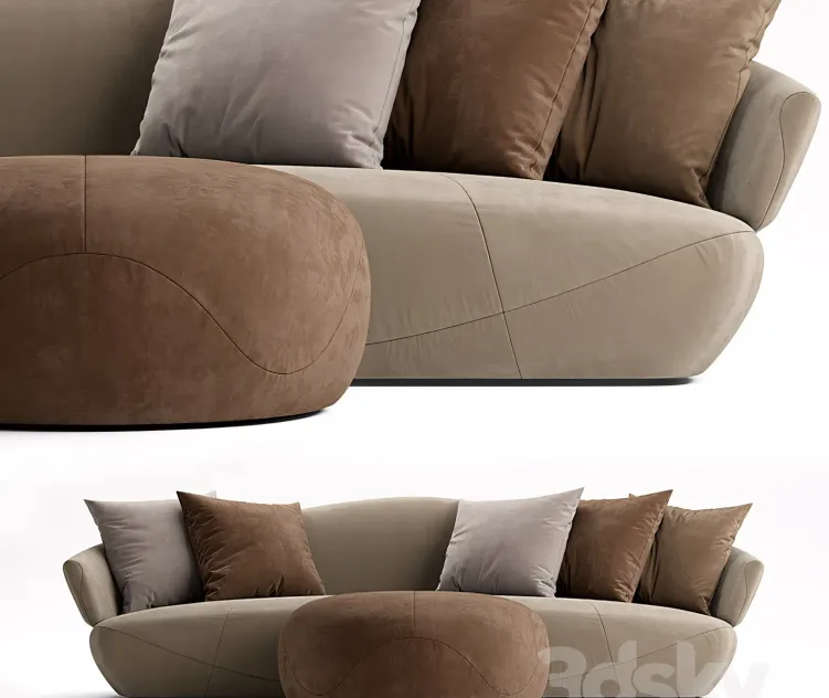 Sofa pouf giorgetti solemyidaesolemyidae