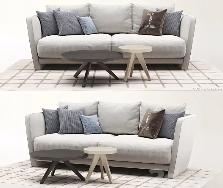 Trussardi casa lightshell sofa