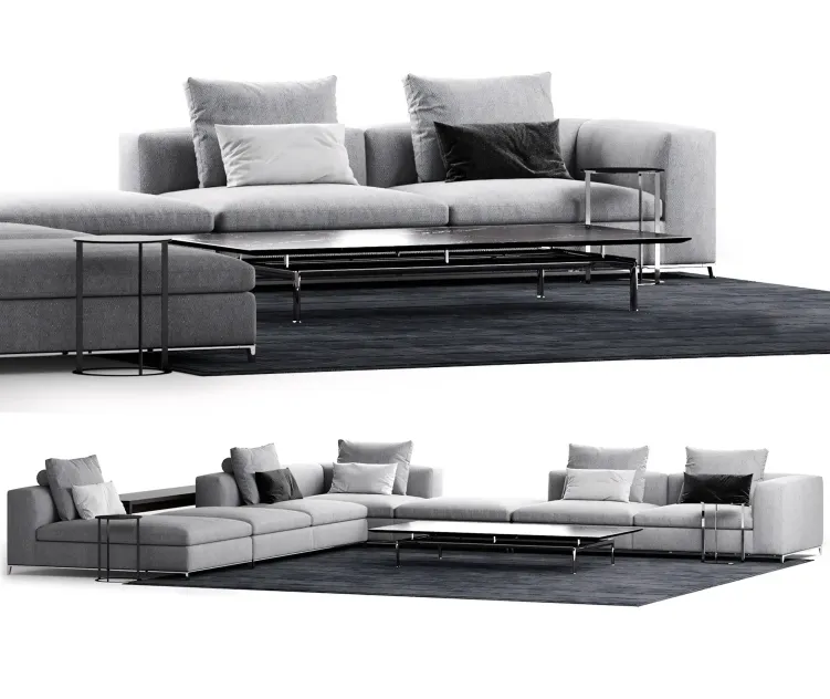 B b italia michel club sofa composition