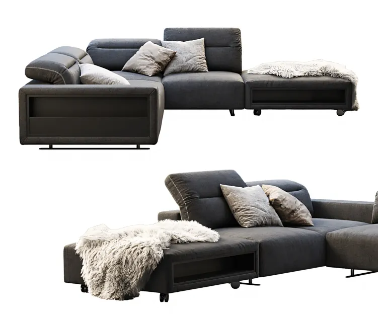 Boconcept hampton corner sofa with storage