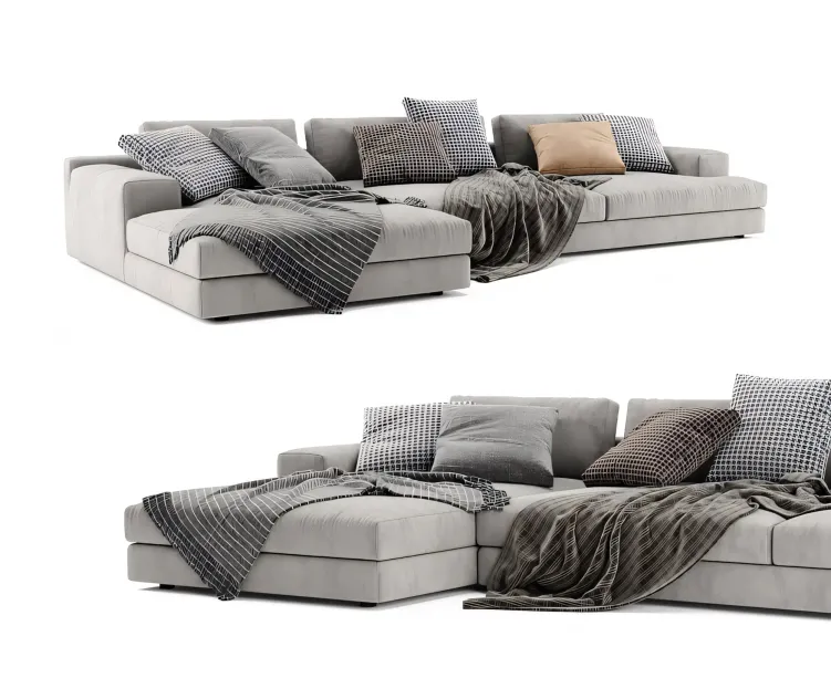 Cassina miloe chaise longue sofa