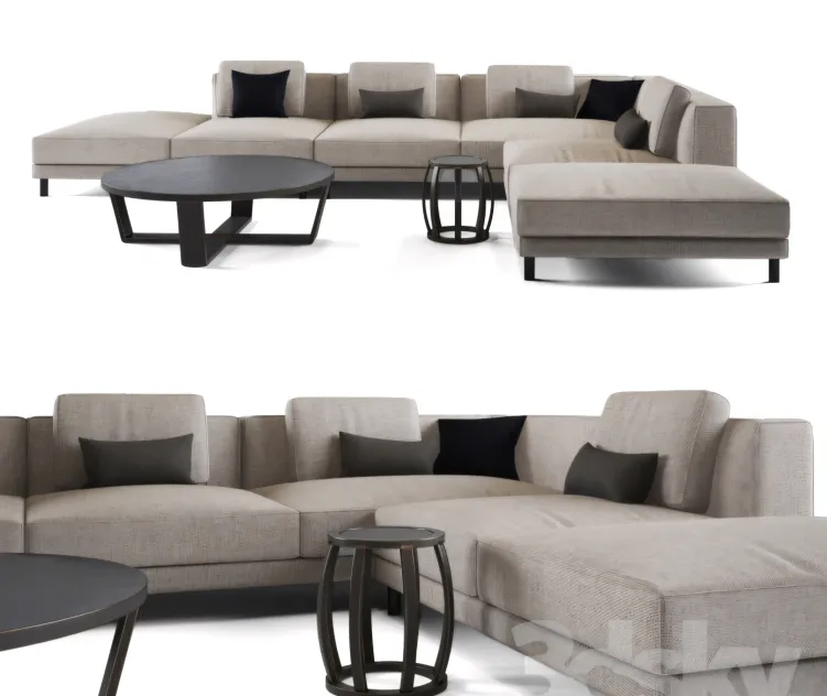 Corner sofa dives