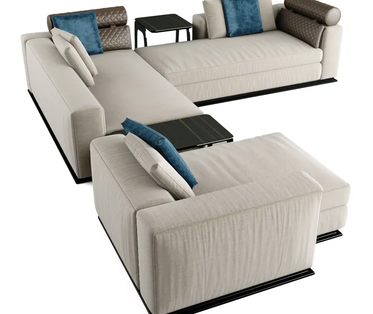 Corner sofa minotti leonard