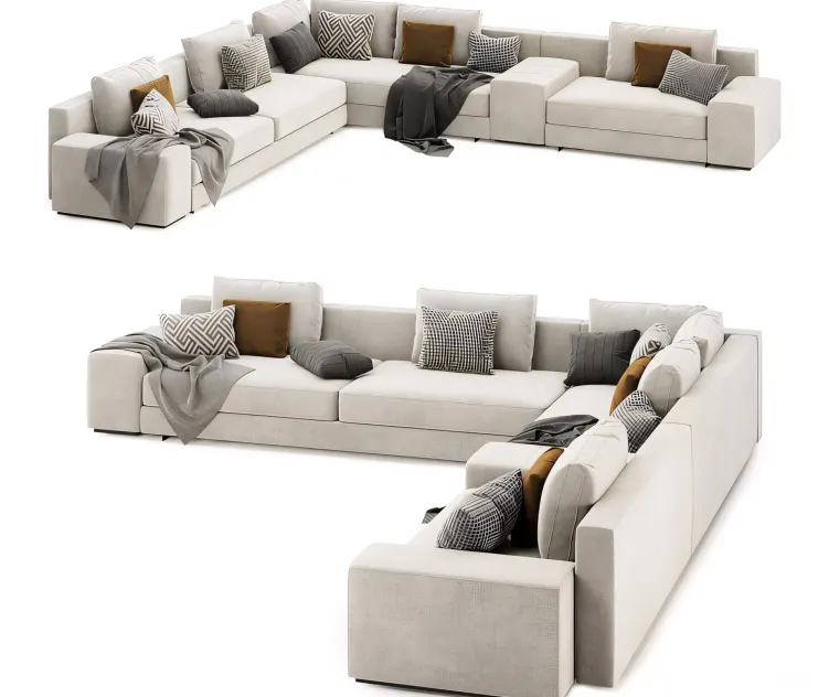 Daniels modular sofa by minotti italia